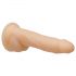 Naked Addiction 8 - realistični dildo s postoljem za pričvršćivanje (20 cm)