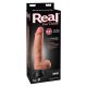 Real Feel Deluxe No.9 - testikularni, realistični vibrator (prirodni) 