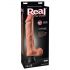 Real Feel Deluxe br.12 - realistični vibrator s testisima (prirodni)