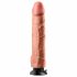 Real Feel Deluxe br.12 - realistični vibrator s testisima (prirodni)