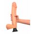 Real Feel Deluxe br.12 - realistični vibrator s testisima (prirodni)