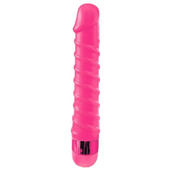 Classix Candy Twirl - seksualna spirala, umjetni penis vibrator (roza)