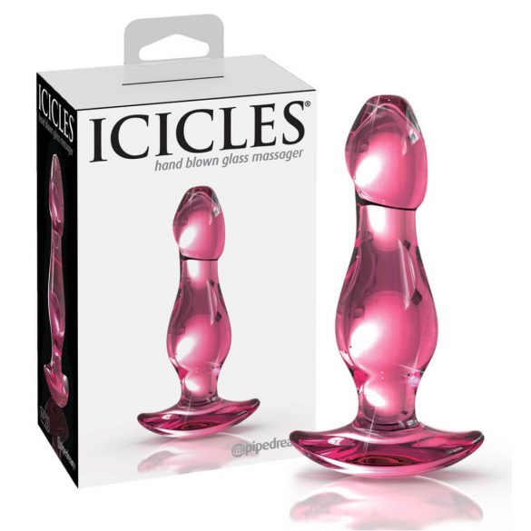 Icicles br. 73 - penis analni dildo (roza) 