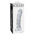 Icicles No. 62 - stakleni dildo u obliku penisa (proziran)