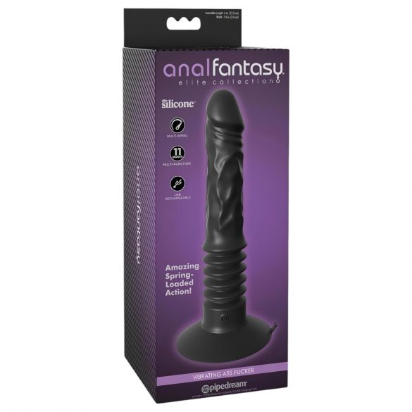 Analfantasy Ass Fucker - bežični analni vibrator (crni) 