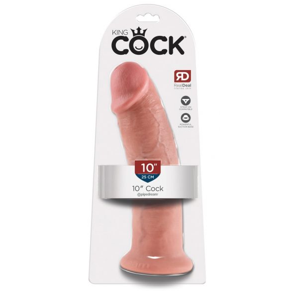 King Cock 10 - veliki dildo (25cm) - prirodan 