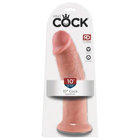 King Cock 10 - veliki dildo (25cm) - prirodan 