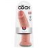 King Cock 10 - veliki dildo (25cm) - prirodan 