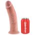 King Cock 10 - veliki dildo (25cm) - prirodan 