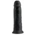 King Cock 10 - veliki dildo (25 cm) - crni 