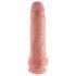 King Cock 11 - dildo s vakuumskim postoljem i testisima (28cm) - prirodno