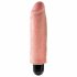 King Cock 6 Stiffy - vodootporan, realističan vibrator (15 cm) - prirodan 