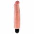 King Cock 7 Stiffy - vodootporan, realističan vibrator (18 cm) - prirodan 