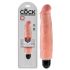 King Cock 7 Stiffy - vodootporan, realističan vibrator (18 cm) - prirodan 