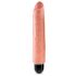 King Cock 10 Stiffy - vodootporan, realističan vibrator (25 cm) - prirodan 