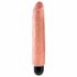 King Cock 10 Stiffy - vodootporan, realističan vibrator (25 cm) - prirodan 