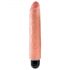 King Cock 10 Stiffy - vodootporan, realističan vibrator (25 cm) - prirodan 