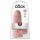 King Cock 9 Chubby - dildo s testisima i vakuumskim postoljem (23 cm) - prirodna boja