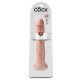 King Cock 13 - divovski realistični dildo (33 cm) - prirodni