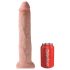 King Cock 13 - gigantski realistični dildo (33 cm) - prirodan 