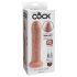 King Cock 7 Fitymanator - realistični dildo (18cm) - prirodan 