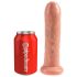 King Cock 7 Fitymanator - realistični dildo (18cm) - prirodan 