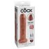 King Cock 7 Fitymanator - realističan dildo (18cm) - tamno prirodan 