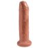 King Cock 7 Fitymanator - realističan dildo (18cm) - tamno prirodan 