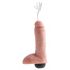 King Cock 8 - realistični prskajući dildo (20cm) - prirodan