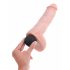 King Cock 8 - realistični prskajući dildo (20cm) - prirodan