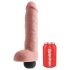 King Cock 11 - realistični špricajući dildo (28 cm) - prirodan 