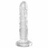 King Cock Clear 6 - vakuumski dildo (15 cm) 