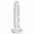 King Cock Clear 6 - vakuumski dildo (15 cm) 