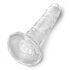 King Cock Clear 6 - vakuumski dildo (15 cm) 