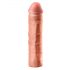 X-TENSION Mega 3 - realističan navlaka za penis (22,8cm) - prirodna boja