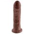 King Cock 8 dildo (20 cm) - smeđa