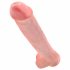 King Cock 15 - dildo s vakumskim postoljem i testisima (38cm) - prirodna boja