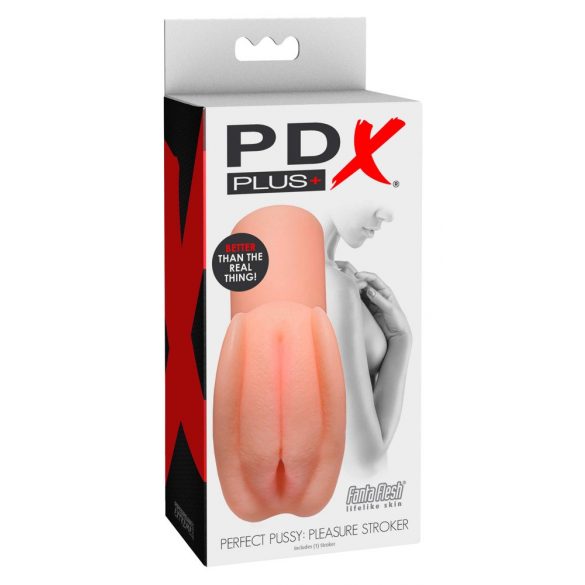 PDX Pleasure Stroker - realistični masturbator maca (prirodni) 