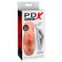 PDX Double Stroker - 2u1 realistični masturbator (prirodni) 