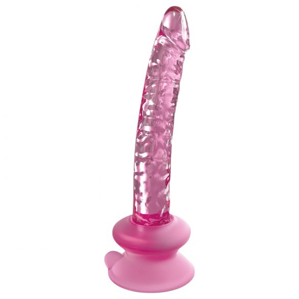 Icicles No. 86 - stakleni dildo u obliku penisa (ružičasti)