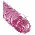 Icicles br. 86 - stakleni dildo s penisom (roza) 