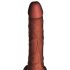 King Cock Plus 7.5 - testicular shock vibrator (smeđi) 