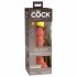 King Cock Elite 6 - realistični dildo (15 cm) - tamni 