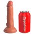 King Cock Elite 6 - realistični dildo (15 cm) - tamni 