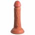 King Cock Elite 6 - realistični dildo (15 cm) - tamni 