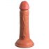 King Cock Elite 6 - realistični dildo (15 cm) - tamni 