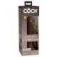 King Cock Elite 7 - realističan dildo (18 cm) - smeđi 