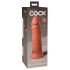 King Cock Elite 8 - realističan dildo (20 cm) - tamno prirodan 