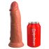 King Cock Elite 8 - realističan dildo (20 cm) - tamno prirodan 