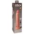 King Cock Elite 9 - realističan vibrator s vakuumom, radio 23 cm - prirodan 